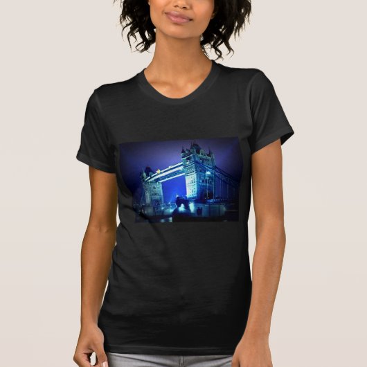 London Bridge bij nacht T-shirt (Voorkant)