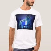 London Bridge bij nacht T-shirt (Voorkant)