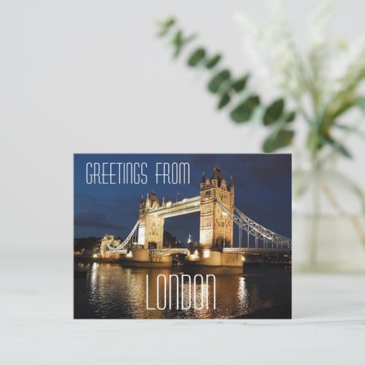 London Bridge Briefkaart (Staand voorkant)