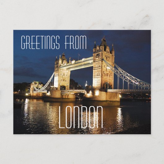 London Bridge Briefkaart (Voorkant)