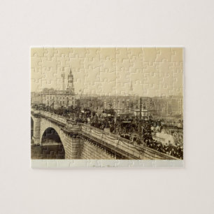 London Bridge, c.1880 (sepia foto) Legpuzzel