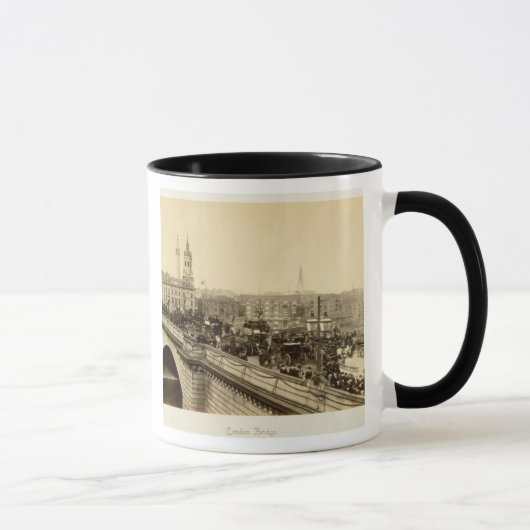 London Bridge, c.1880 (sepia foto) Mok (Rechts)