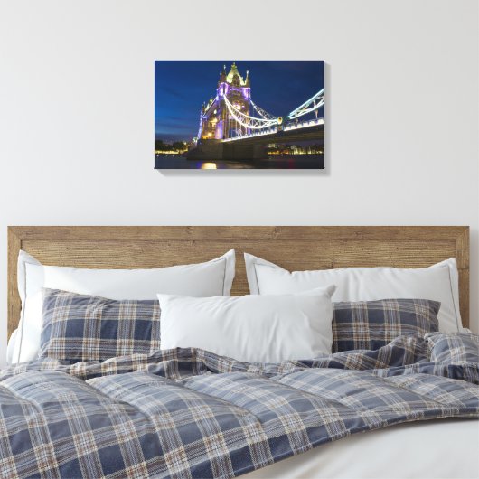 London Bridge Canvas Afdruk (Insitu (Slaapkamer))
