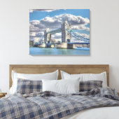 London Bridge Canvas Afdruk (Insitu (Slaapkamer))