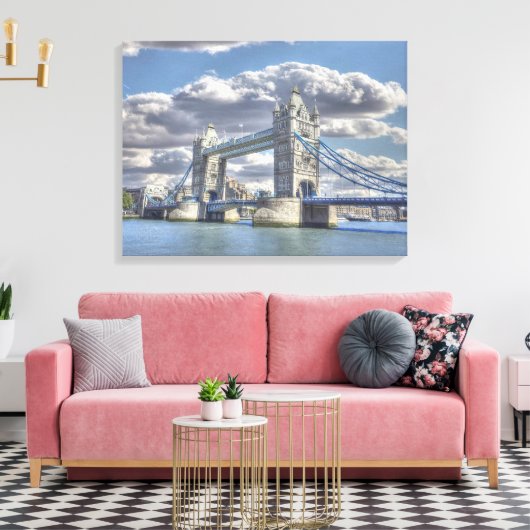 London Bridge Canvas Afdruk (Insitu (Woonkamer))