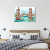 London Bridge canvas kunst (Insitu (Slaapkamer))