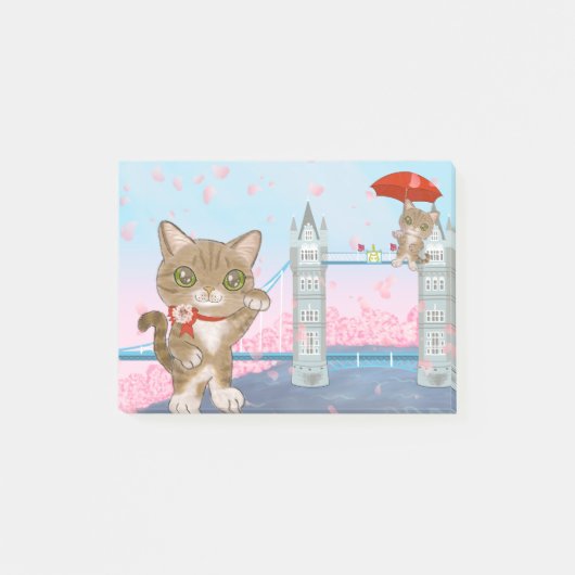 London Bridge Cat Post-it® Notes (Voorkant)