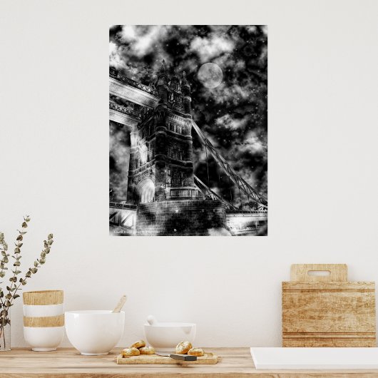 London Bridge Dark Remix Poster (Keuken)