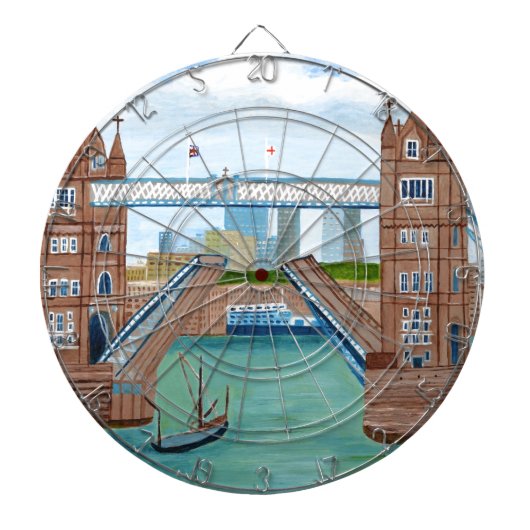 London Bridge Dartbord (Voorkant)