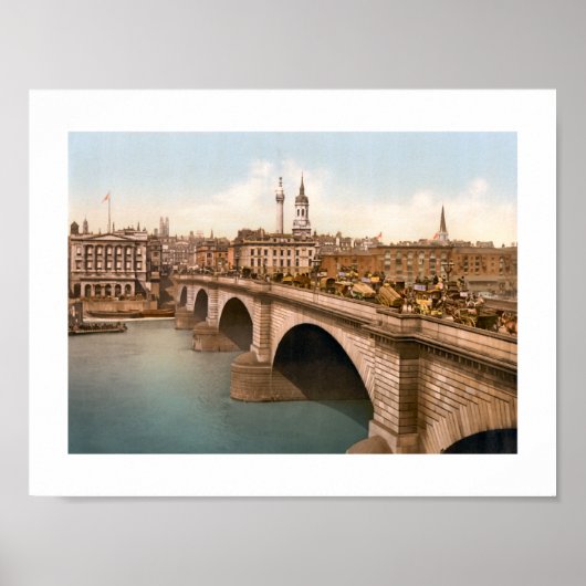 London Bridge, Engeland Poster (Voorkant)