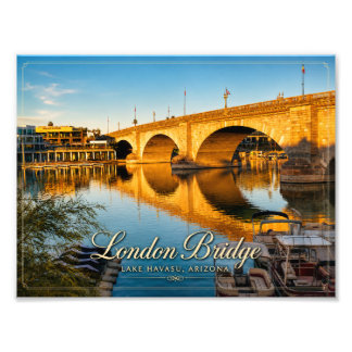London Bridge Foto Afdruk