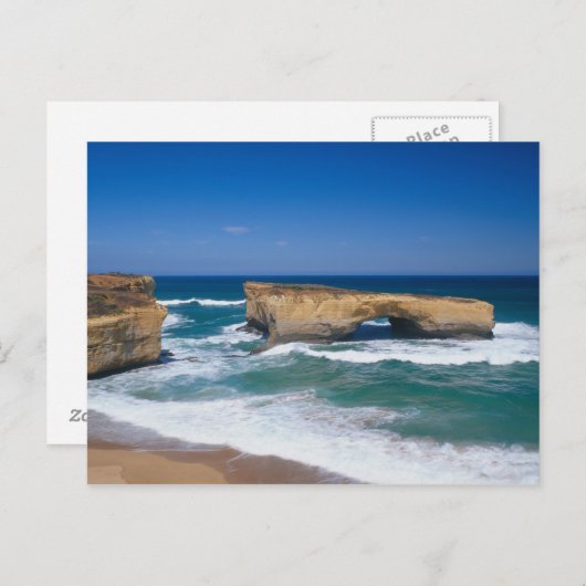 London Bridge, Great Ocean Road, Victoria Briefkaart (Voorkant / Achterkant)