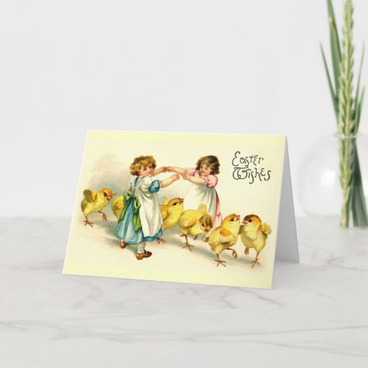 London Bridge Happy Easter Cute Vintage Feestdagen Kaart (Voorkant)