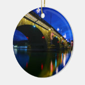 London Bridge in Dusk Keramisch Ornament (Links)