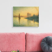 London Bridge - Joseph Pennell - 1893 Canvas Afdruk (Insitu (Woonkamer))