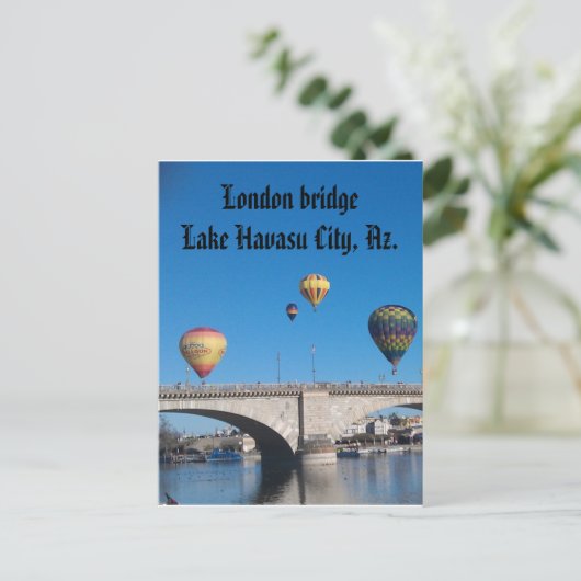 London Bridge, Lake Havasu, Az. Briefkaart (Staand voorkant)