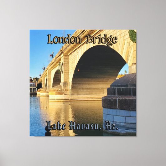 London Bridge Lake Havasu, Az. Canvas Afdruk (Voorkant)
