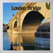London Bridge Lake Havasu, Az. Poster (Voorkant)
