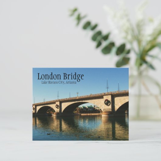 London Bridge, Lake Havasu City, AZ Briefkaart (Staand voorkant)
