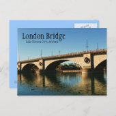 London Bridge, Lake Havasu City, AZ Briefkaart (Voorkant / Achterkant)