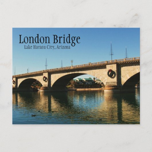 London Bridge, Lake Havasu City, AZ Briefkaart (Voorkant)