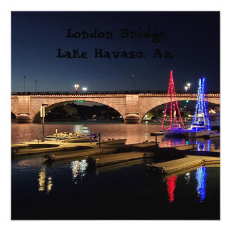 London Bridge Lake Havasu Foto Afdruk