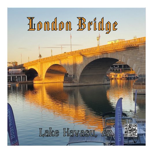 London Bridge Lake Havasu Foto Afdruk (Voorkant)