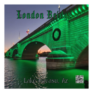London Bridge Lake Havasu Foto Afdruk