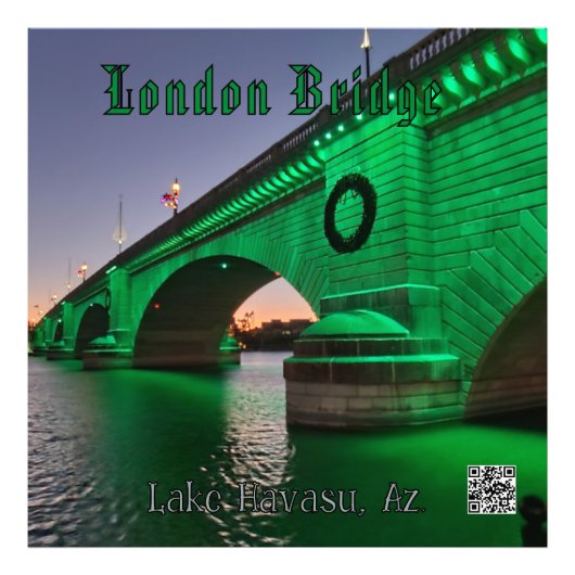 London Bridge Lake Havasu Foto Afdruk (Voorkant)