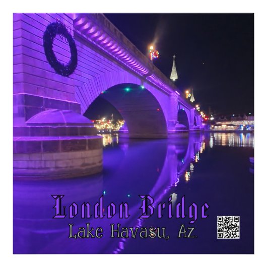 London Bridge Lake Havasu Foto Afdruk (Voorkant)