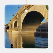 London Bridge Lake Havasu Keramisch Ornament (Achterkant)