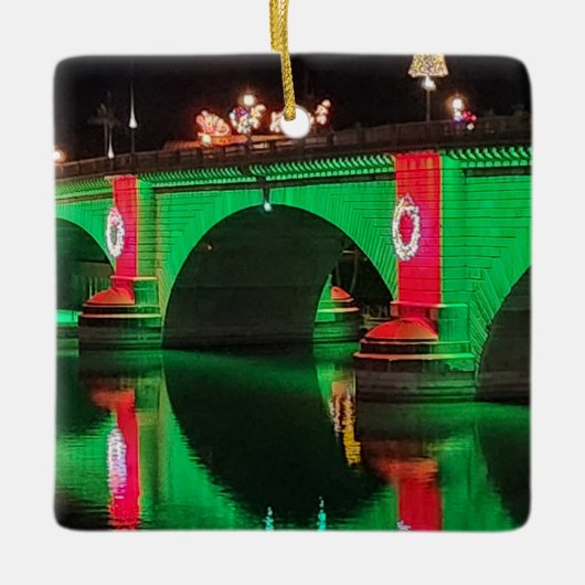 London Bridge Lake Havasu Keramisch Ornament (Voorkant)