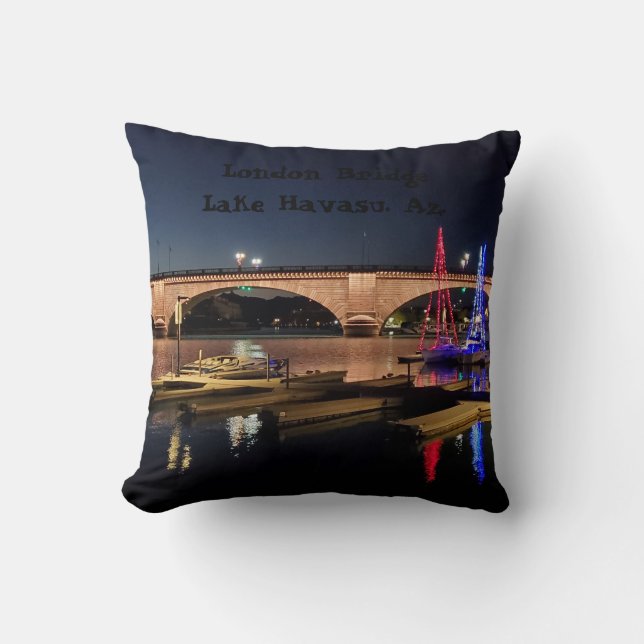 London Bridge Lake Havasu Kussen (Voorkant)