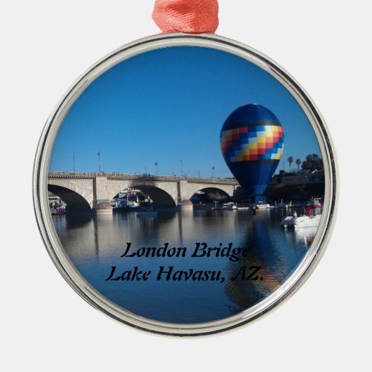 London Bridge Lake Havasu Metalen Ornament (Voorkant)