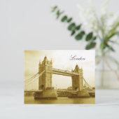 London Bridge, Londen Briefkaart (Staand voorkant)