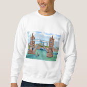 London Bridge Mannen Basic Sweatshirt (Voorkant)