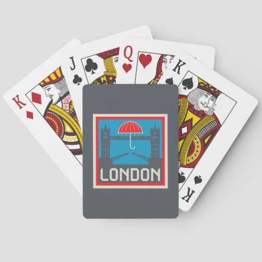London Bridge met Umbrella Pokerkaarten (Achterkant)