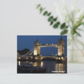 London Bridge, Night Sky Briefkaart (Staand voorkant)