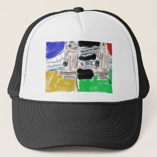 LONDON BRIDGE OLYMPICS TRUCKER PET (Voorkant)