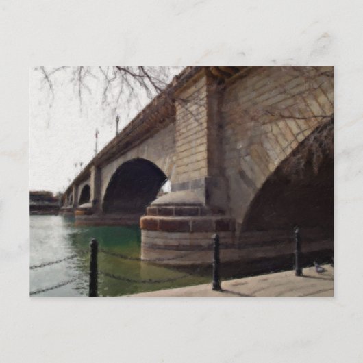 London Bridge op Lake Havasu Painted Briefkaart (Voorkant)