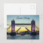 London Bridge op Sunset Briefkaart Keepomwille (Voorkant / Achterkant)