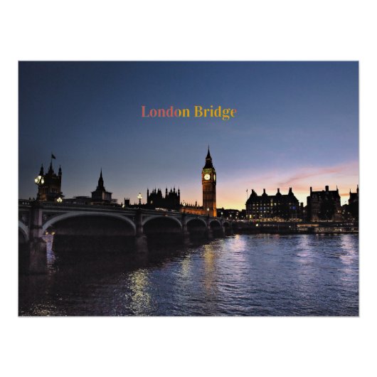 London Bridge, Perfect Poster (Voorkant)