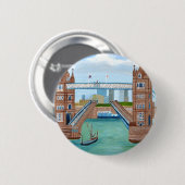 London Bridge Ronde Button 5,7 Cm (Voorkant /achterkant)