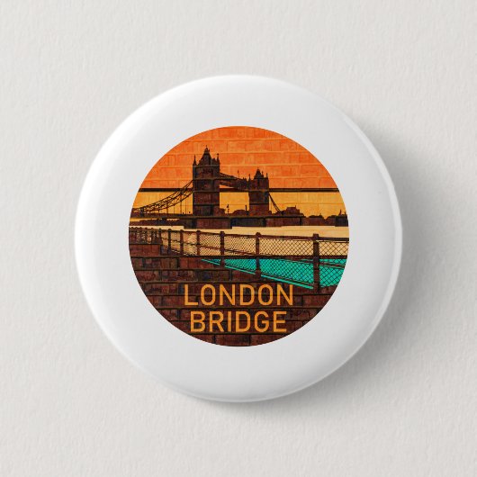 London Bridge Ronde Button 5,7 Cm (Voorkant)