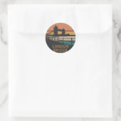 London Bridge Ronde Sticker (Tas)