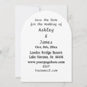 London Bridge - Save the Date-uitnodiging Kaart (Achterkant)