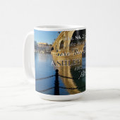 London Bridge Save the Date Uitnodiging Koffiemok (Voorkant links)