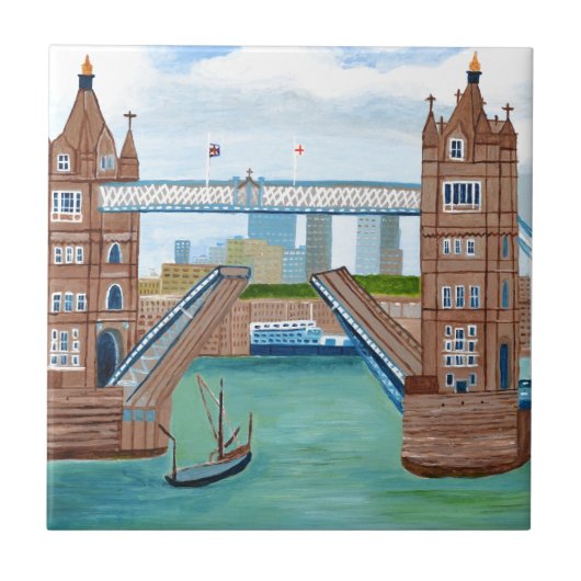 London Bridge Tegeltje (Voorkant)