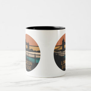 London Bridge Tweekleurige Koffiemok