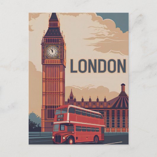 London briefkaart (Voorkant)